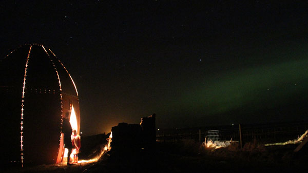 papa westray orkney bonfire architecture