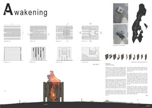 PAPA WESTRAY ORKNEY BONFIRE ARCHITECTURAL COMPETITION